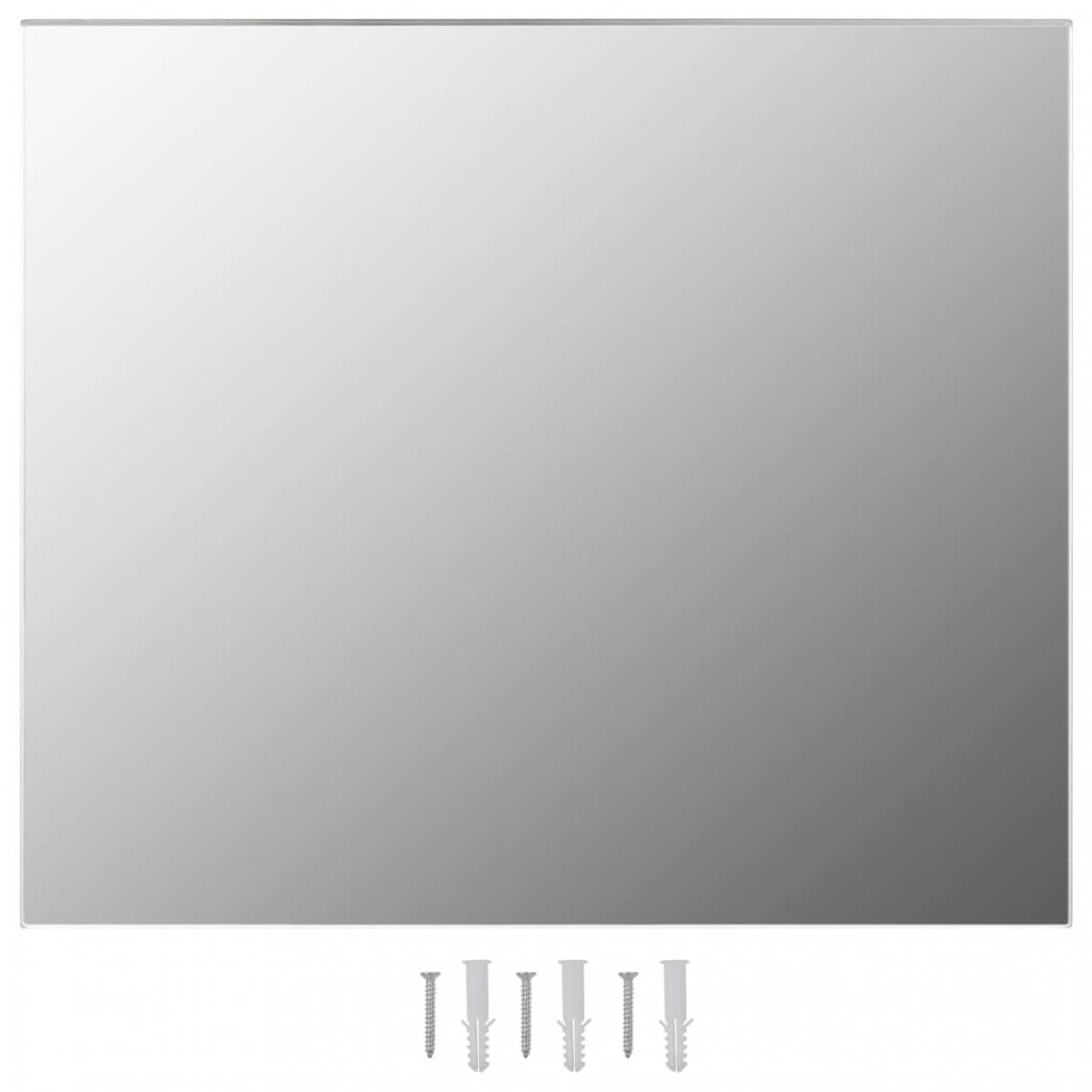 Icaverne - Icaverne - Miroirs selection Miroir sans cadre 80x60 cm Verre - Miroir de salle de bain