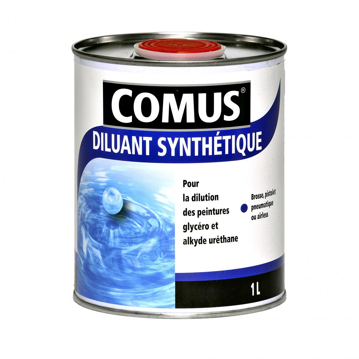 Comus - DILUANT SYNTHETIQUE - 1L Diluant pour peintures et vernis type glycérophtaliques et alkyde-uréthanes - COMUS - Produit de restauration du bois