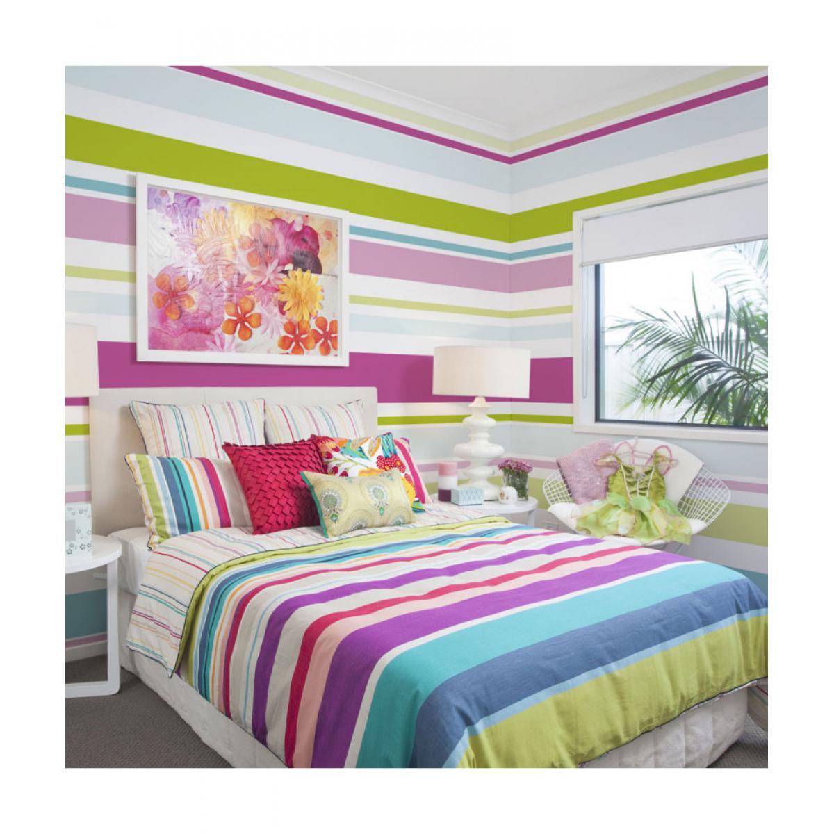 Artgeist - Papier peint - Bright stripes 200x154 - Papier peint