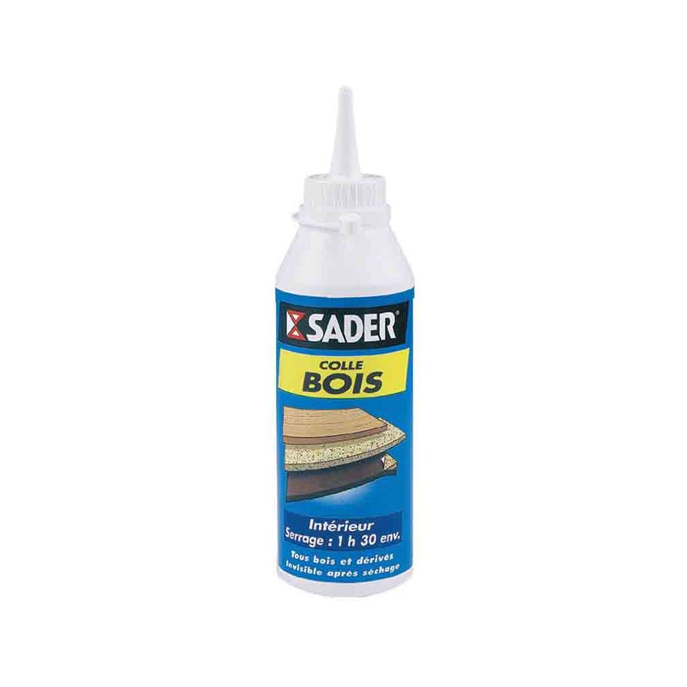 Sader - SADER - Colle à bois prise progressive 250 g - Mastic, silicone, joint