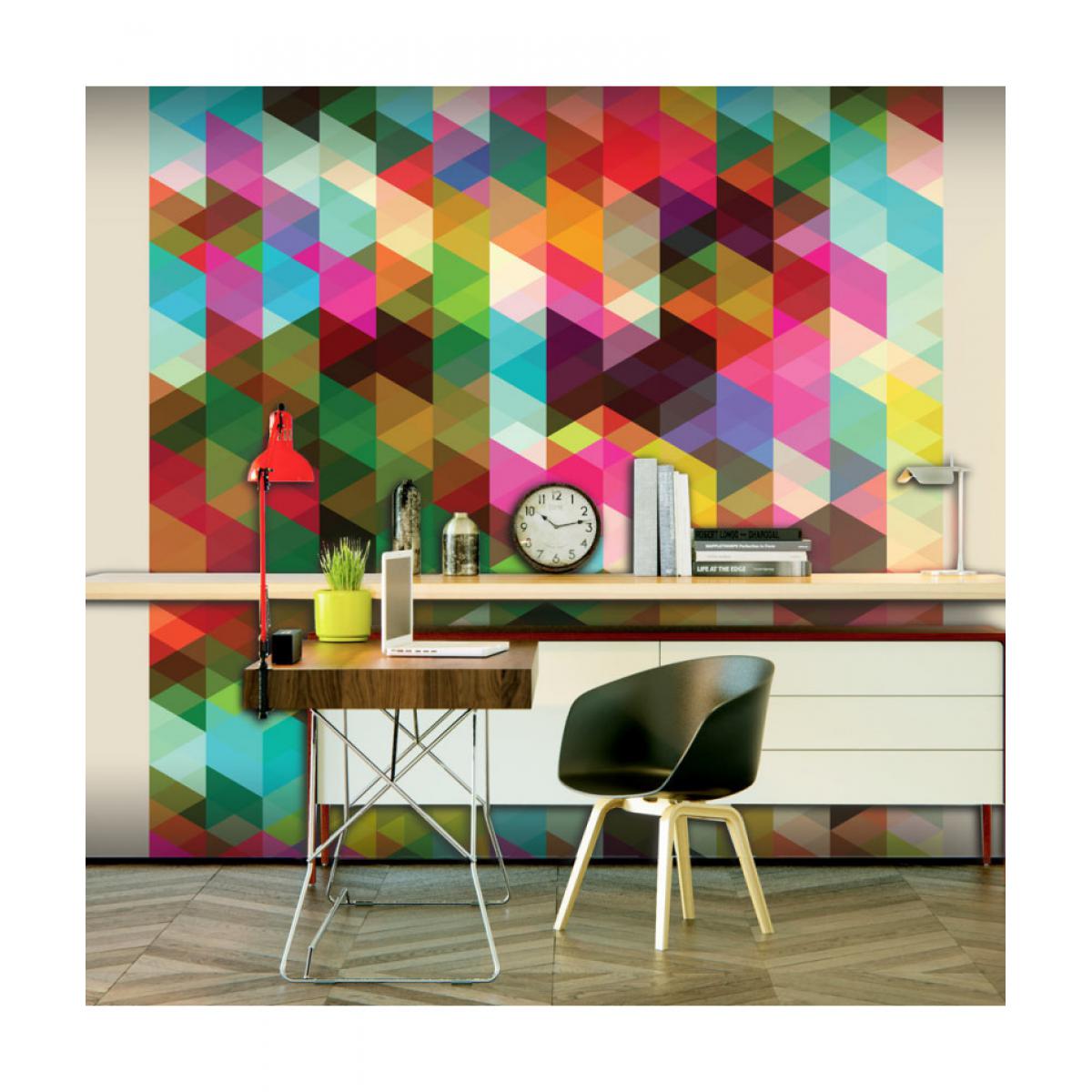 Artgeist - Papier peint - Colourful Geometry 200x154 - Papier peint