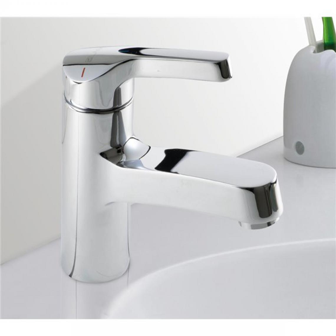 Generic - Robinet Mitigeur de lavabo chrome Design Butee economie d eau - Robinet de lavabo