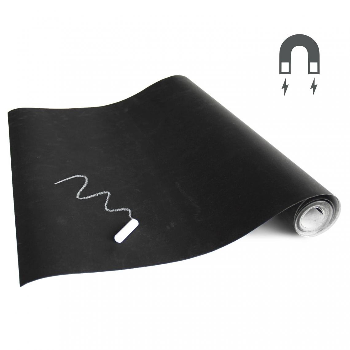 ESTAhome - ESTAhome papier peint magnétique ardoise noir - 155002 - 53 cm x 5,6 m - Papier peint