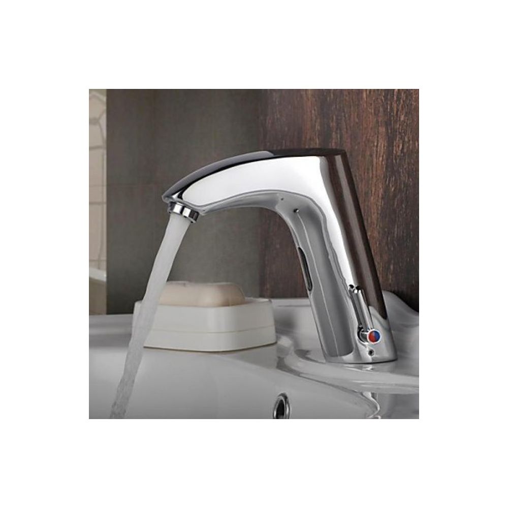 Lookshop - Robinet lavabo avec capteur automatique de température, finition en chrome - Robinet de lavabo