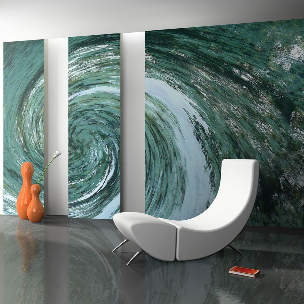 marque generique - 400x309 Papier peint Moderne Abstractions Magnifique Water twist - Papier peint