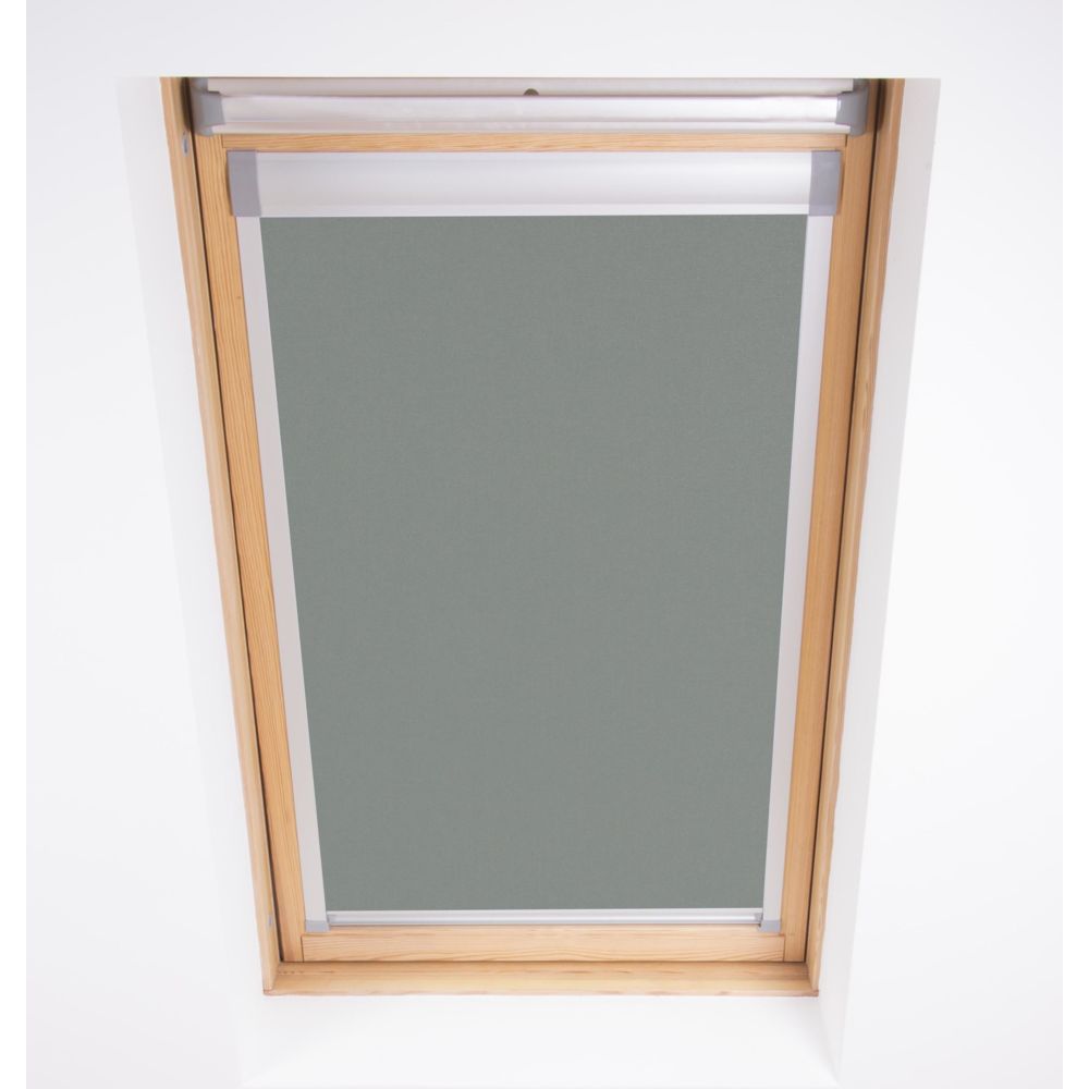 Bloc Blinds - Store opaque pour l'ajustement des fenêtres de toit Velux, MK04, Gris foncé - Store compatible Velux