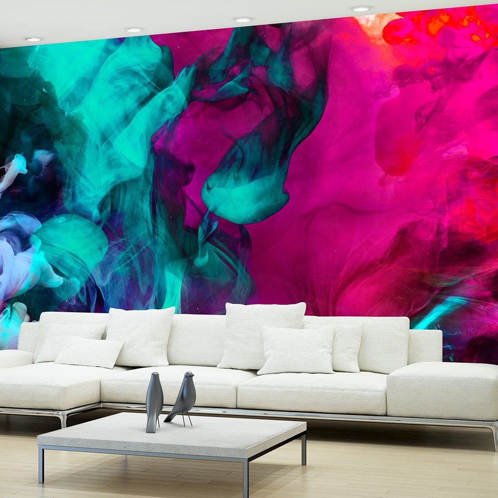 marque generique - 150x105 Papier peint Moderne Abstractions sublime Color madness - Papier peint