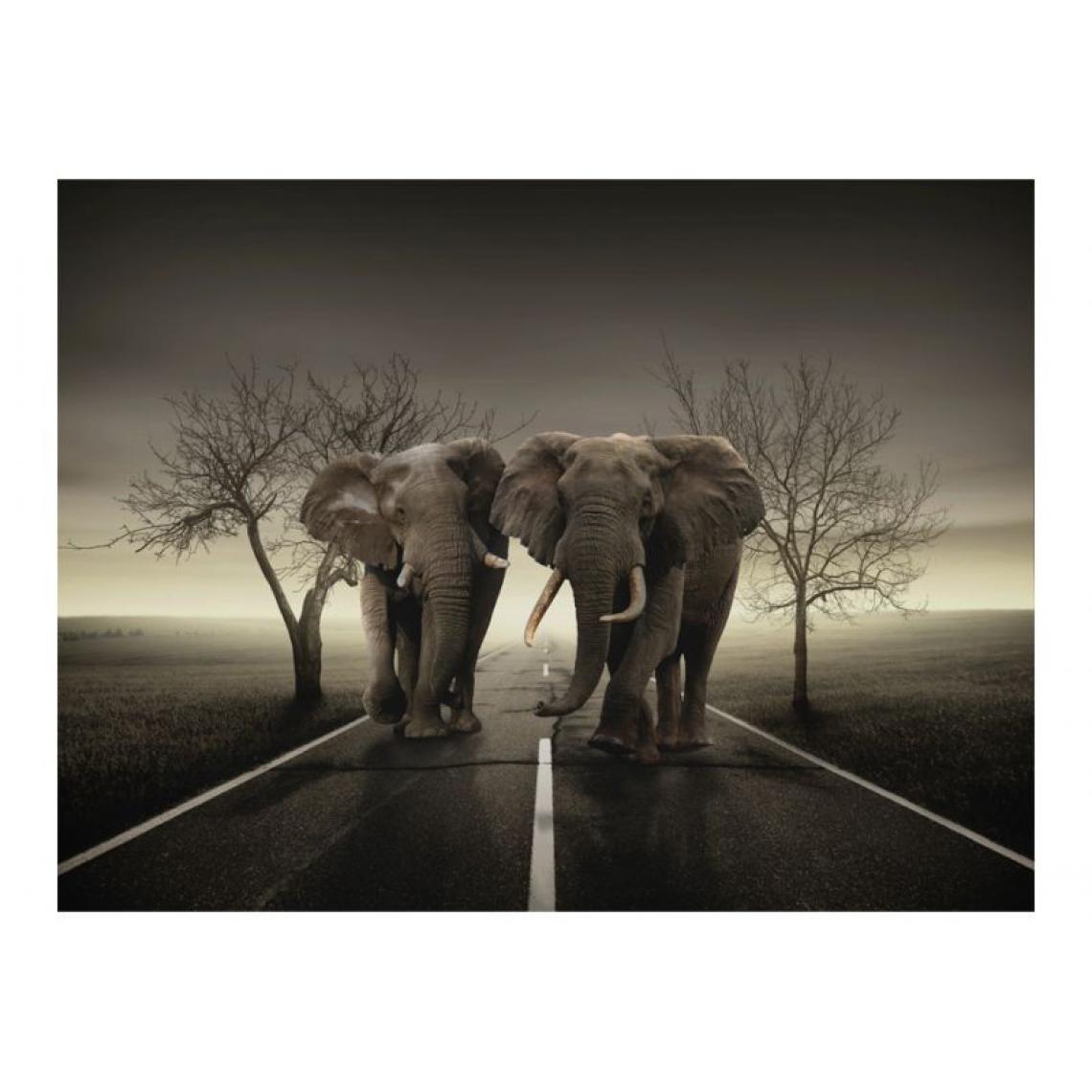 Artgeist - Papier peint - Ville d'éléphants .Taille : 300x231 - Papier peint