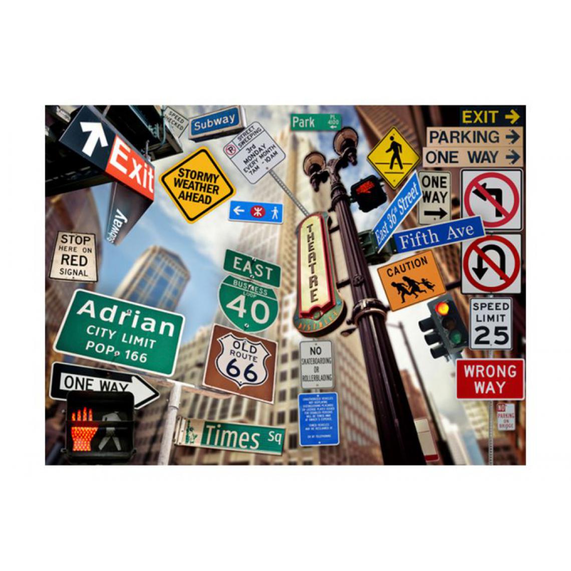 Artgeist - Papier peint - New York signposts .Taille : 300x231 - Papier peint