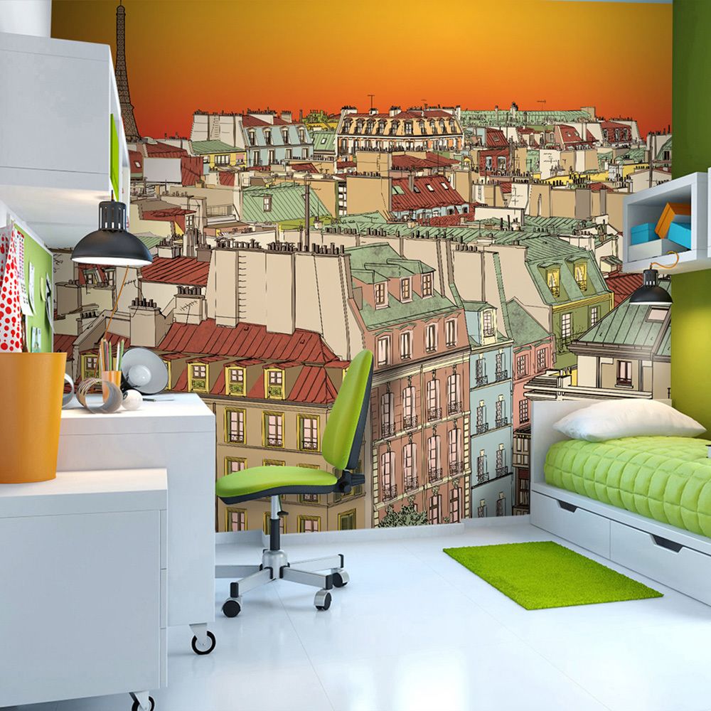 Bimago - Papier peint | Café du matin à Paris | 300x231 | Ville et Architecture | Paris | - Papier peint