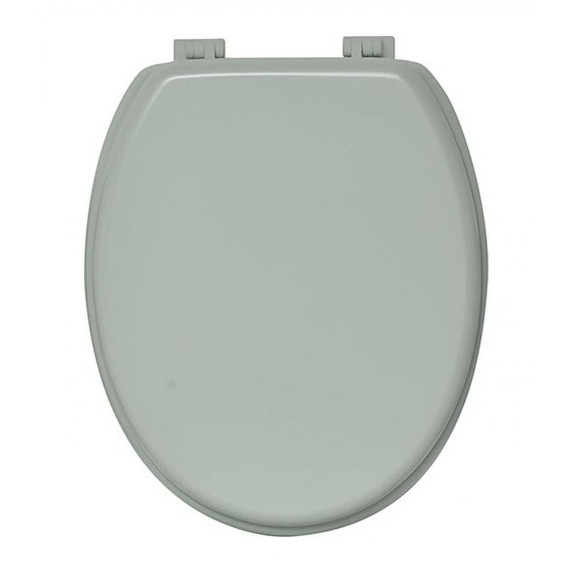 Tendance - TENDANCE - Abattant WC en Bois Vert amande avec kit de fixation - Abattant WC