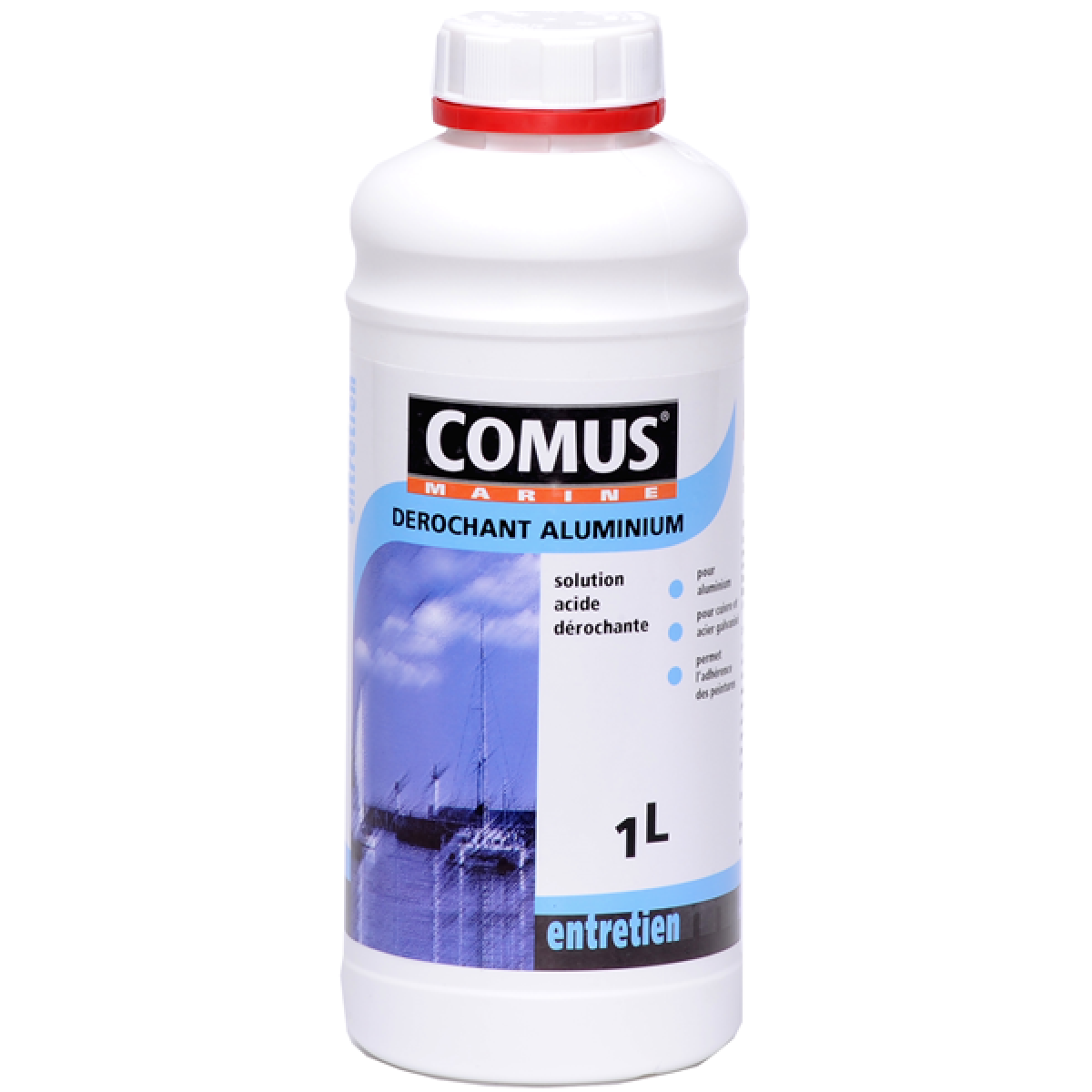 Comus - DEROCHANT ALUMINIUM (GALVALU) 5 L - Préparation Supports Aluminium - COMUS MARINE - Peinture extérieure