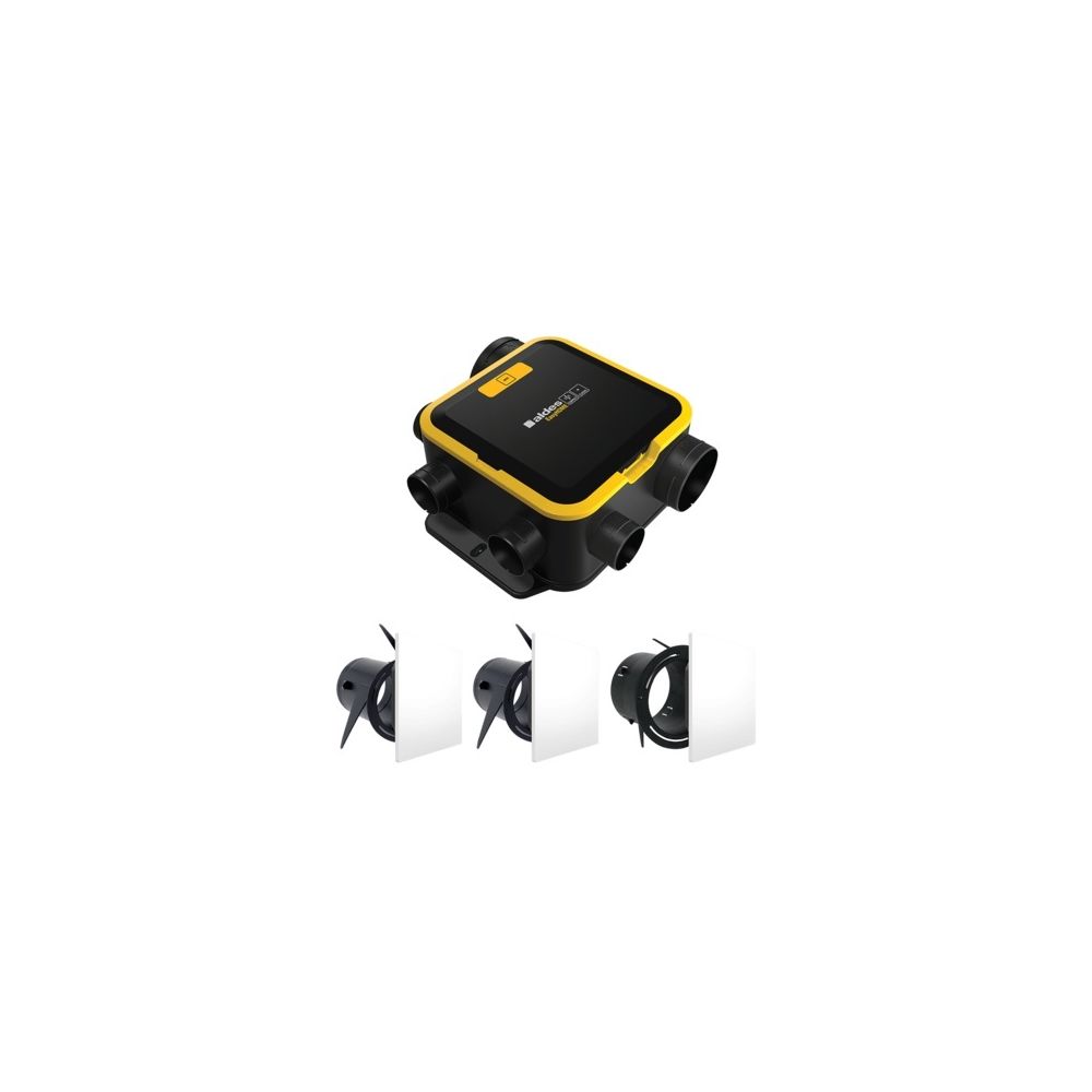 Aldes - KIT VMC EasyHOME AUTO COMPACT + 3 bouches ColorLine ALDES 11026036 - VMC, Ventilation