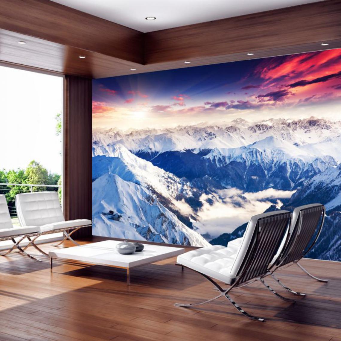 Artgeist - Papier peint - Magnificent Alps .Taille : 100x70 - Papier peint
