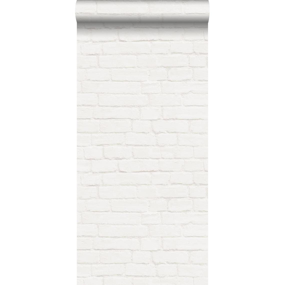 ESTAhome - ESTAhome papier peint brique beige - 138531 - 53 cm x 10,05 m - Papier peint