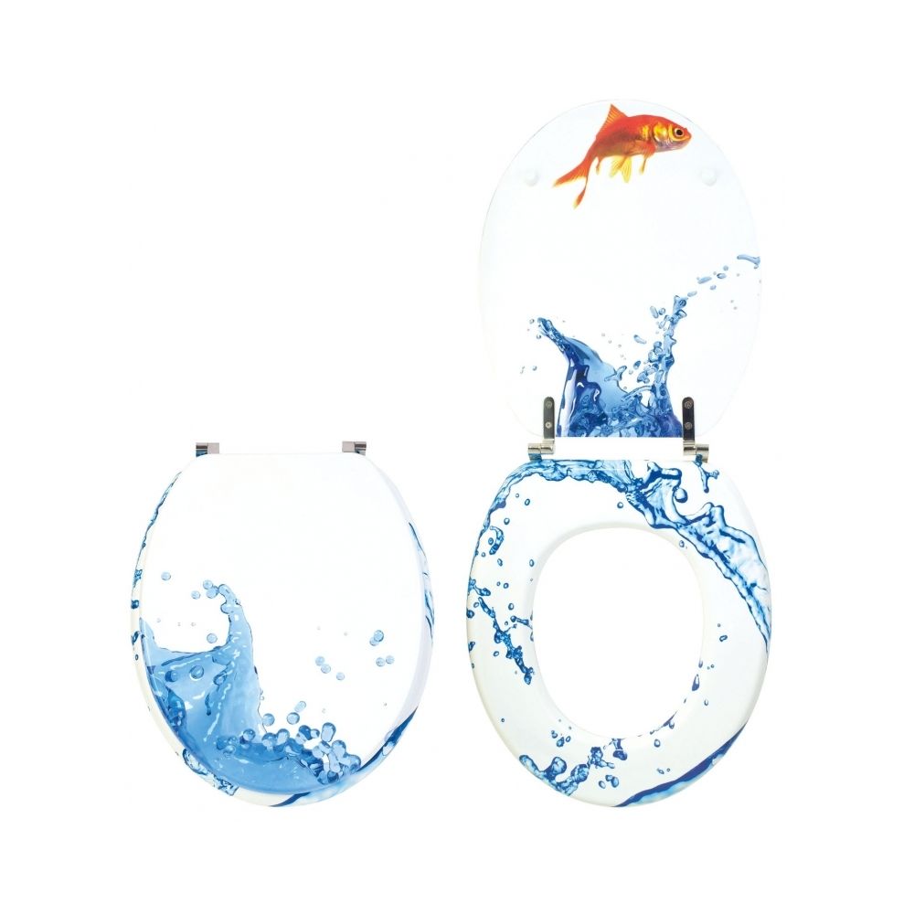 Wirquin - Abattant wc fantaisie décoration poisson - Abattant WC