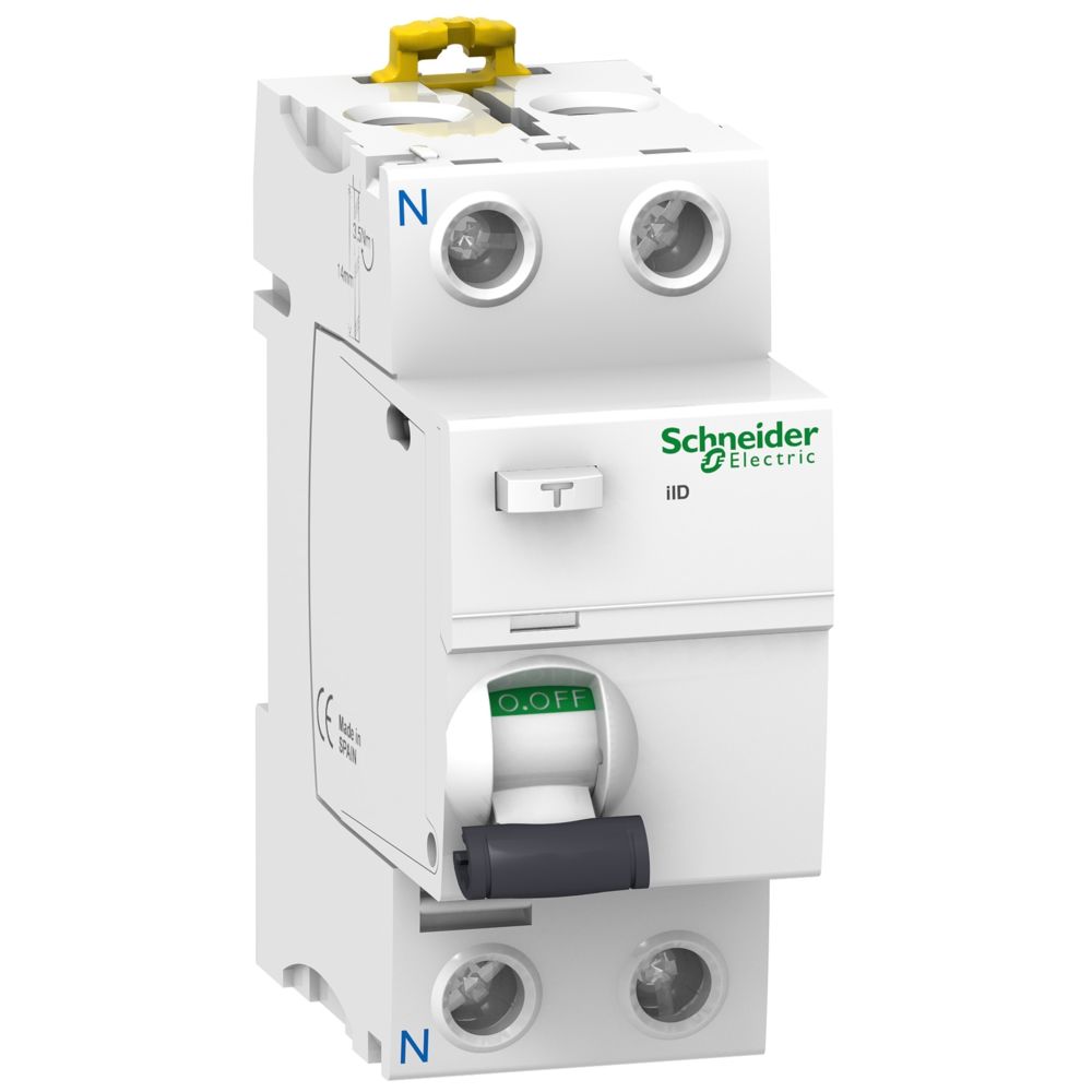 Schneider Electric - interrupteur différentiel - 2 pôles - 100a - 30 ma - type asi - schneider electric a9r31240 - Interrupteurs différentiels