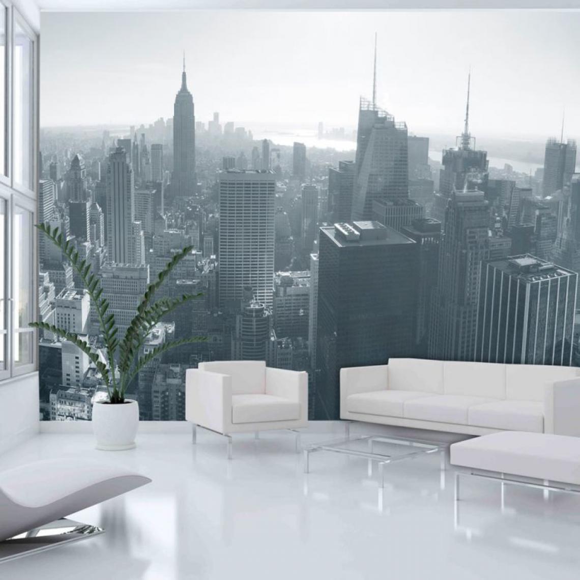 Artgeist - Papier peint - Panorama de New York en noir et blanc .Taille : 200x154 - Papier peint