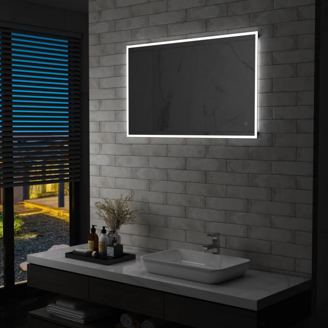 Icaverne - Stylé Décorations reference Panama Miroir mural à LED de salle de bain et capteur tactile 100x60cm - Miroir de salle de bain