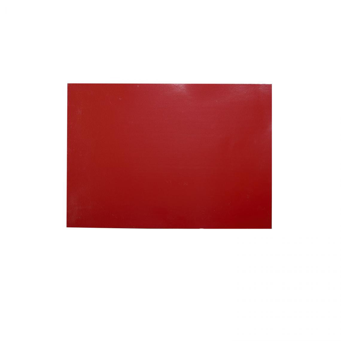 Cpm - Lot 2x Adhésif décoratif pour meuble Brillant - 200 x 67 cm - Rouge - Papier peint