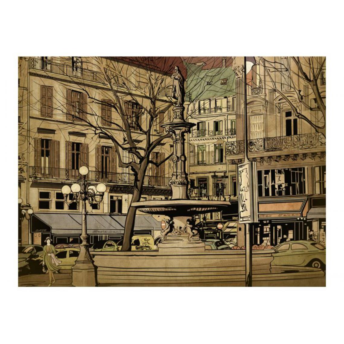 Artgeist - Papier peint - Parisian fountain .Taille : 250x193 - Papier peint