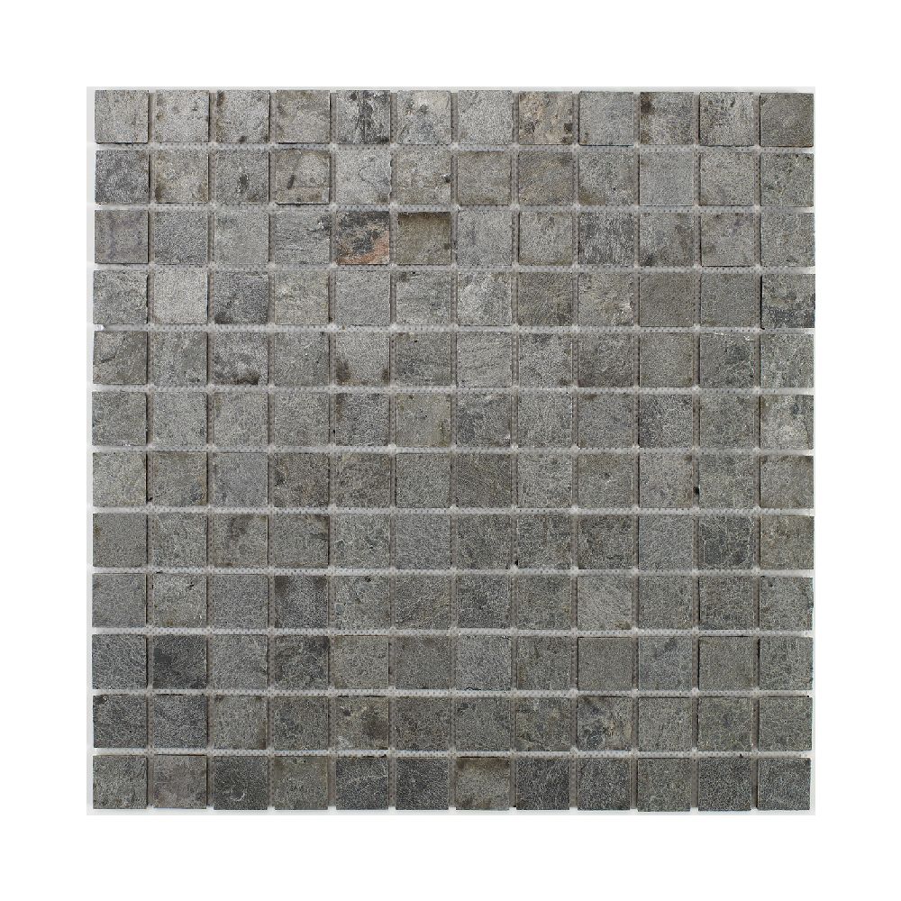 U-Tile - Mosaique en pierre naturelle 30 x 30 cm - carreau 2,5 x 2,5 cm bronze ocean - Receveur de douche