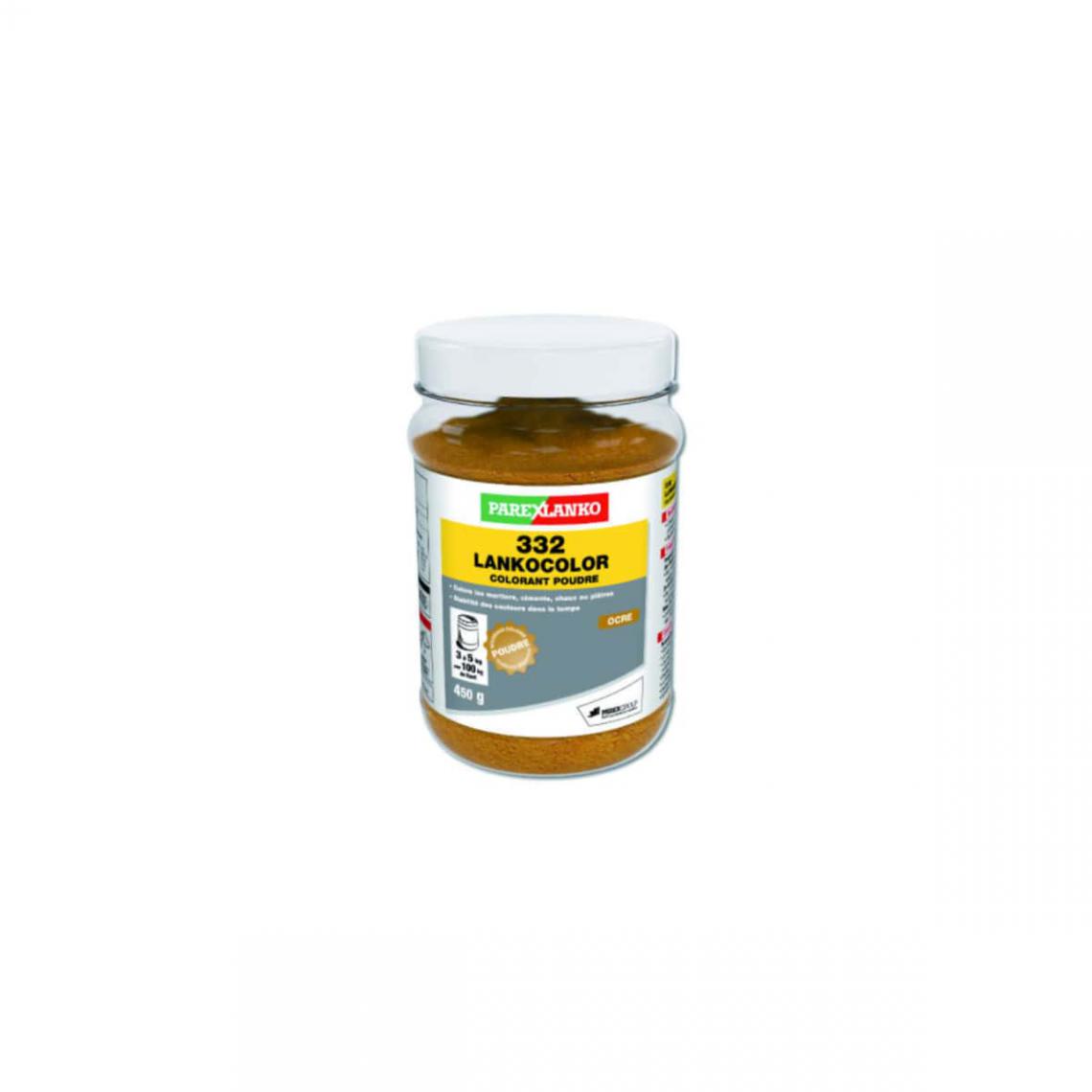 Soloplast - Colorant en poudre PAREXLANKO LANKOCOLOR ocre - 450g - L332OCRE450 - Peinture extérieure