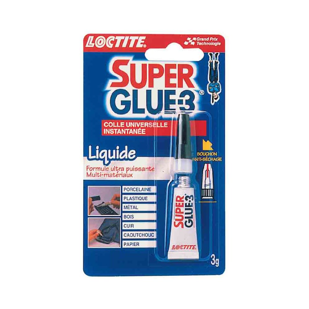 Loctite - LOCTITE - Super Glue 3 liquide 3 g - Mastic, silicone, joint
