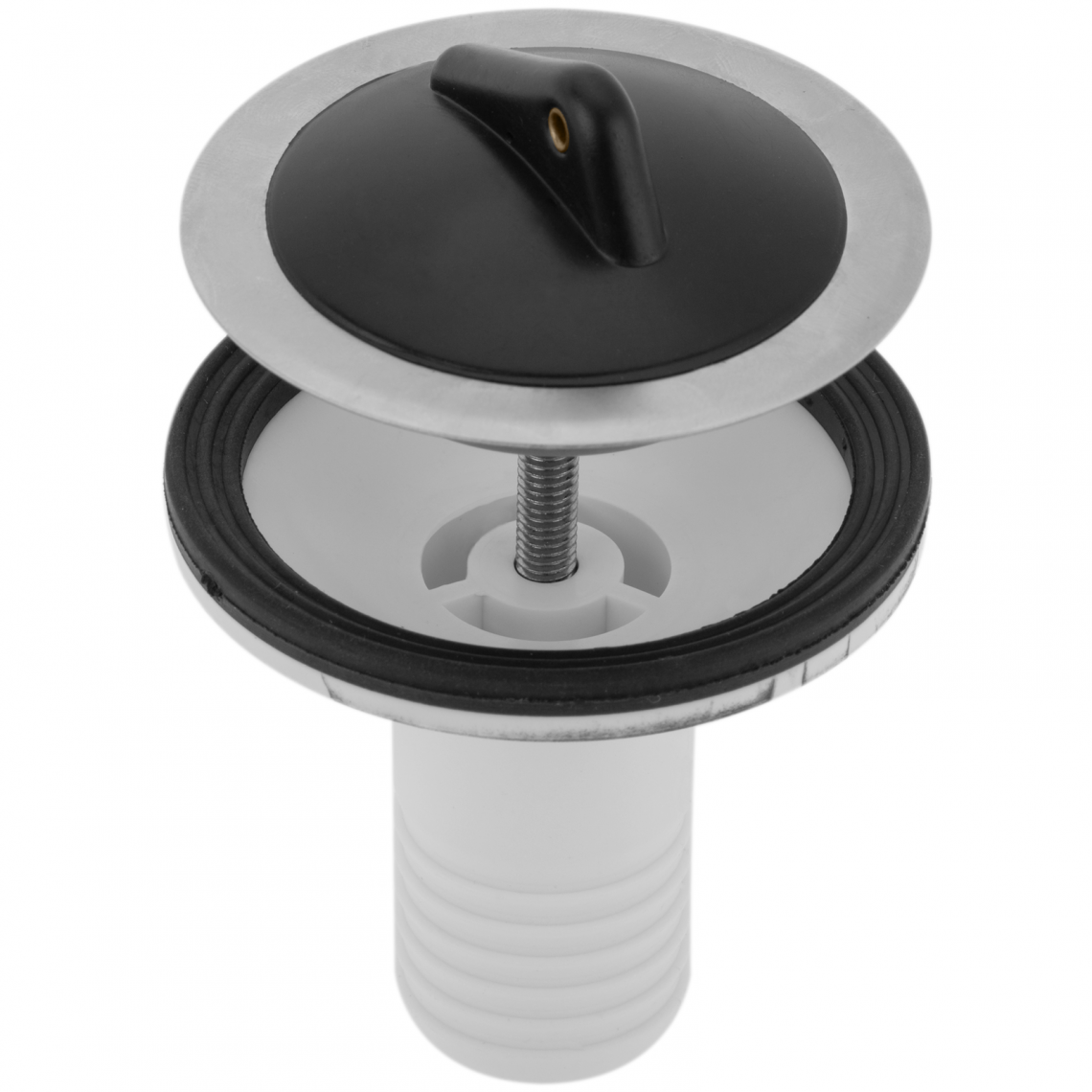 Primematik - Vanne pour évier, vasque diamètre 70 mm et tube de sortie 30 mm - Bonde de lavabo