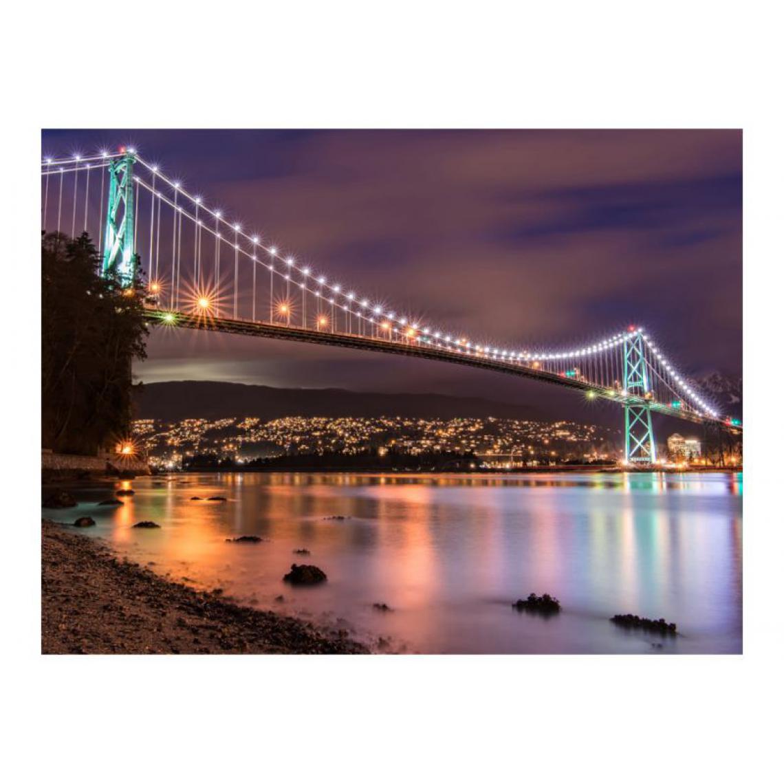 Artgeist - Papier peint - Lions Gate Bridge - Vancouver (Canada) .Taille : 200x154 - Papier peint