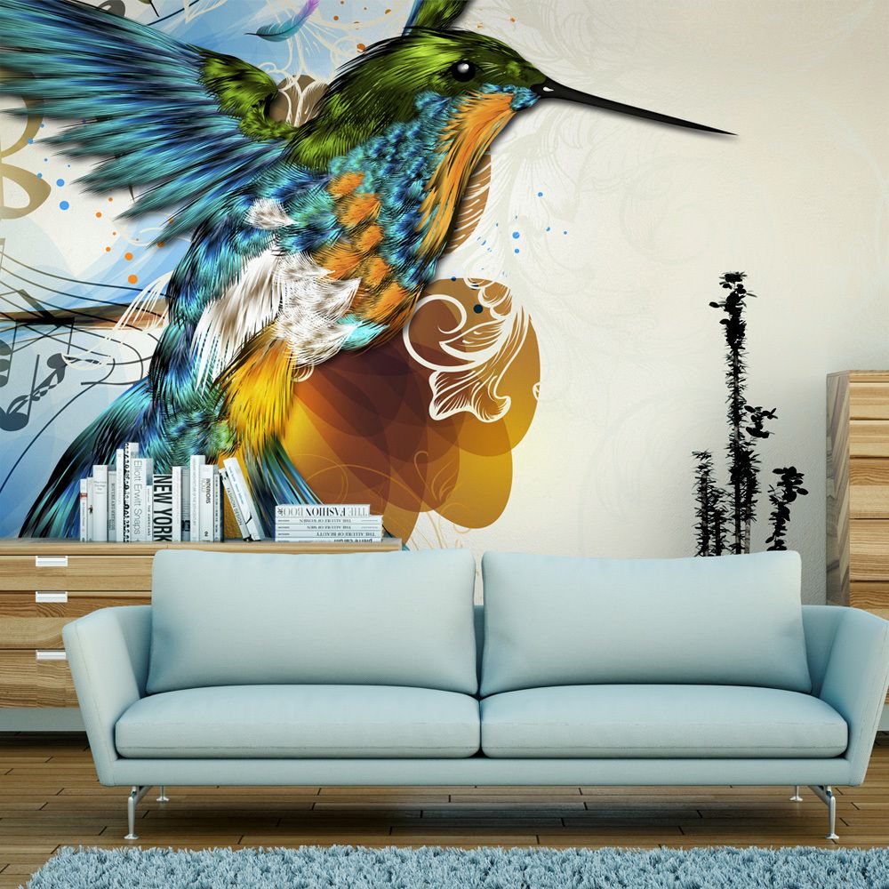 Bimago - Papier peint - Marvelous bird - Décoration, image, art | Animaux | - Papier peint