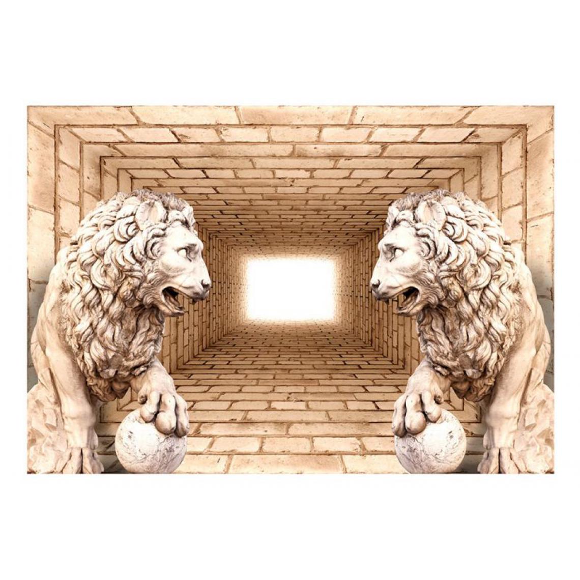 Artgeist - Papier peint - Mystery of lions .Taille : 300x210 - Papier peint