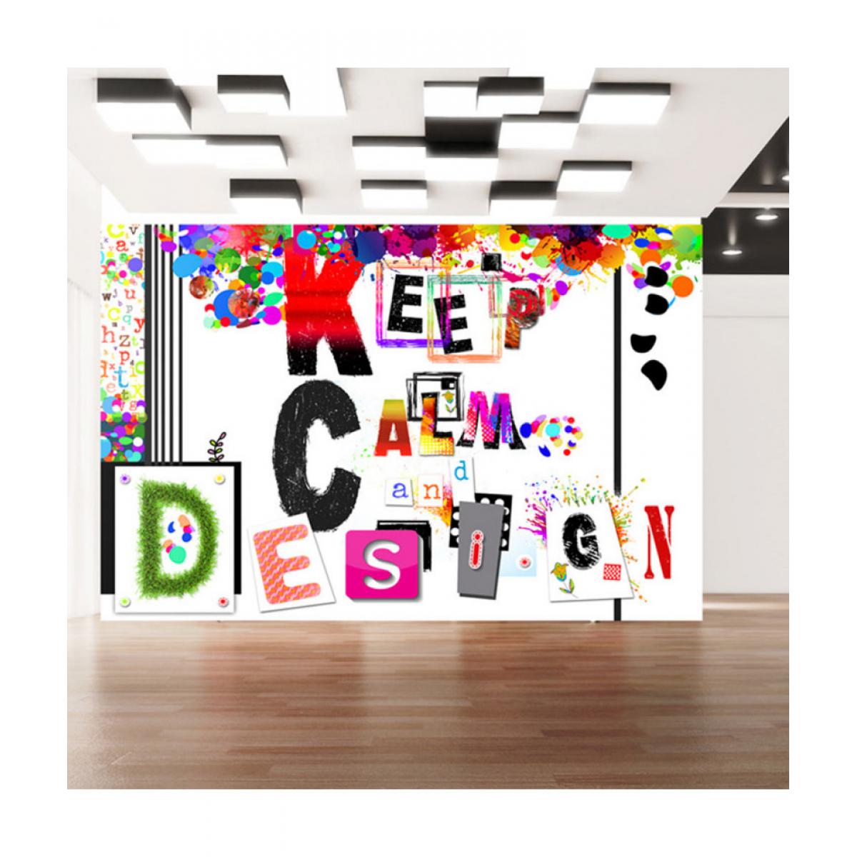 Artgeist - Papier peint - Keep Calm and Design 350x245 - Papier peint