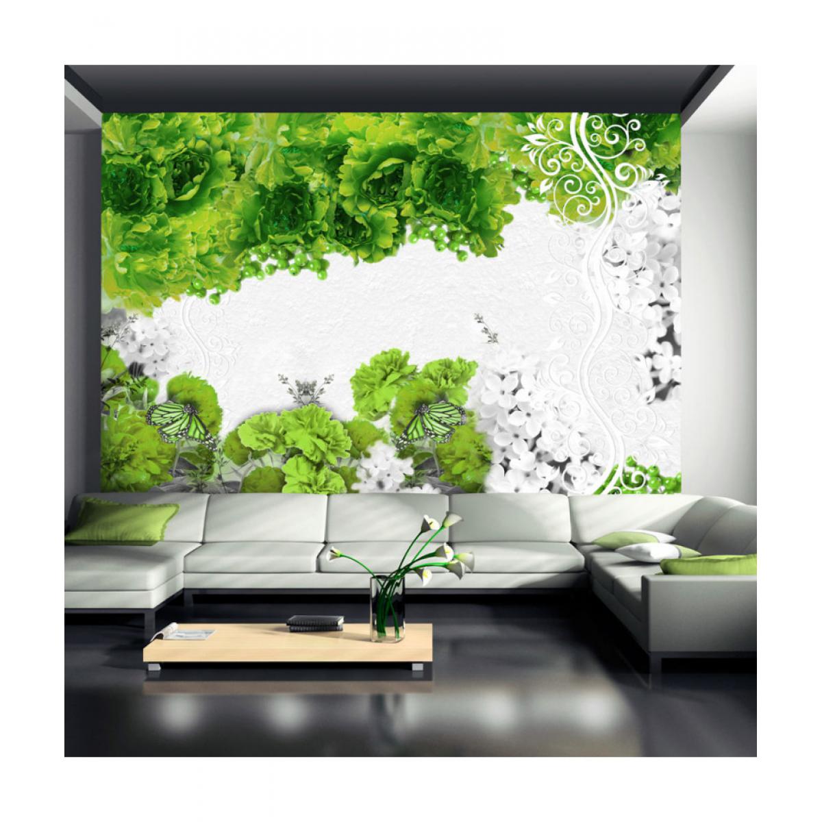Artgeist - Papier peint - Colors of spring: green 200x140 - Papier peint