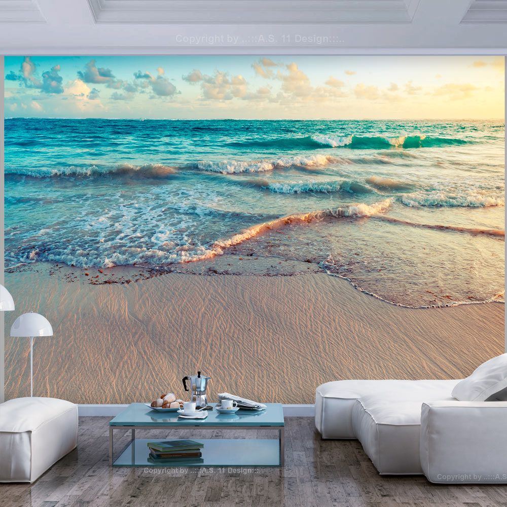 marque generique - 200x140 Papier peint Mer Paysages Magnifique Beach in Punta Cana - Papier peint