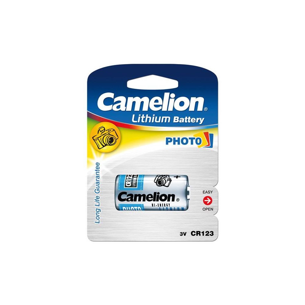 Camelion - Pile Camelion Lithium Photo CR123A (1 pce) - Piles spécifiques