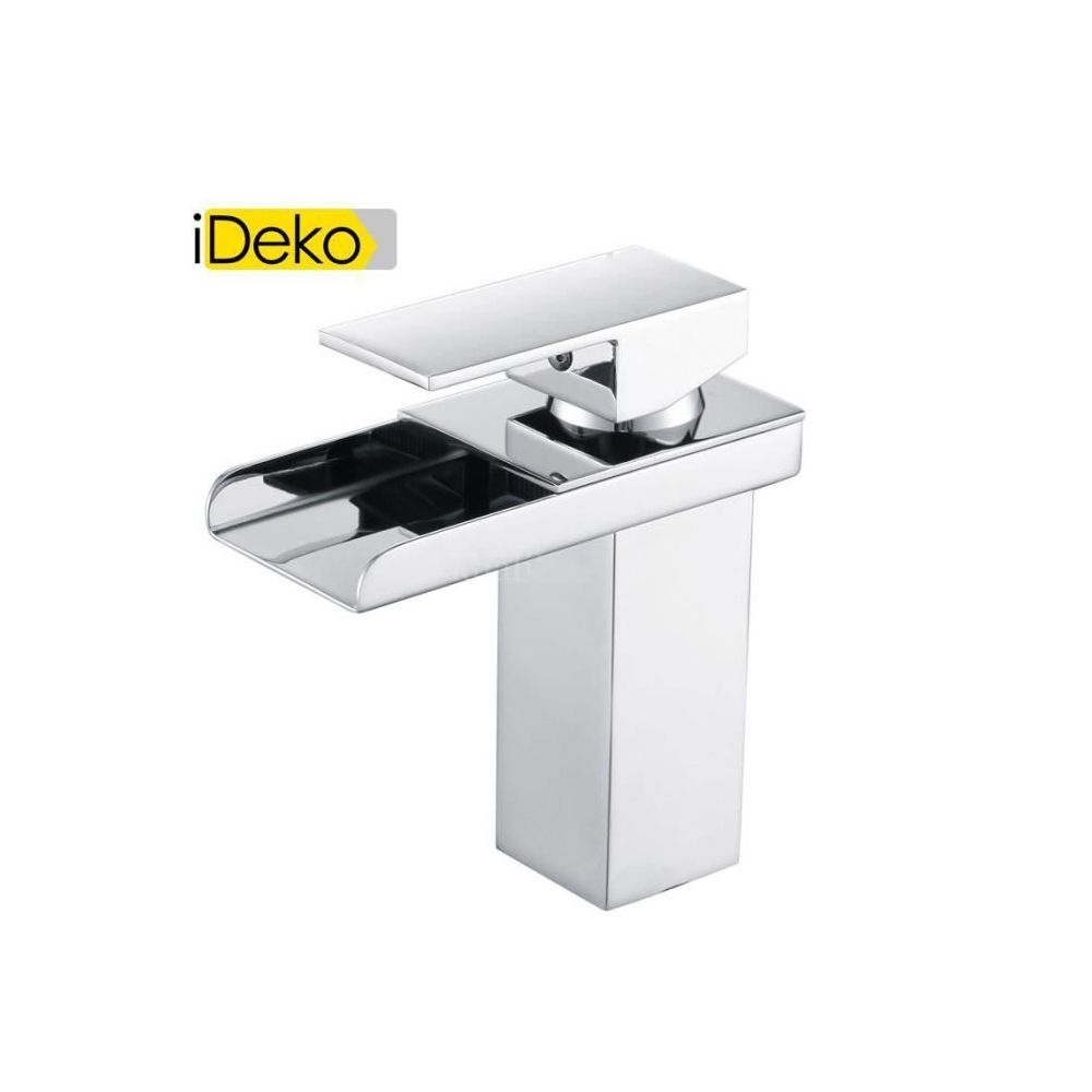 Ideko - iDeko®Robinet Mitigeur salle de bain lavabo cascade & Flexible - Lavabo