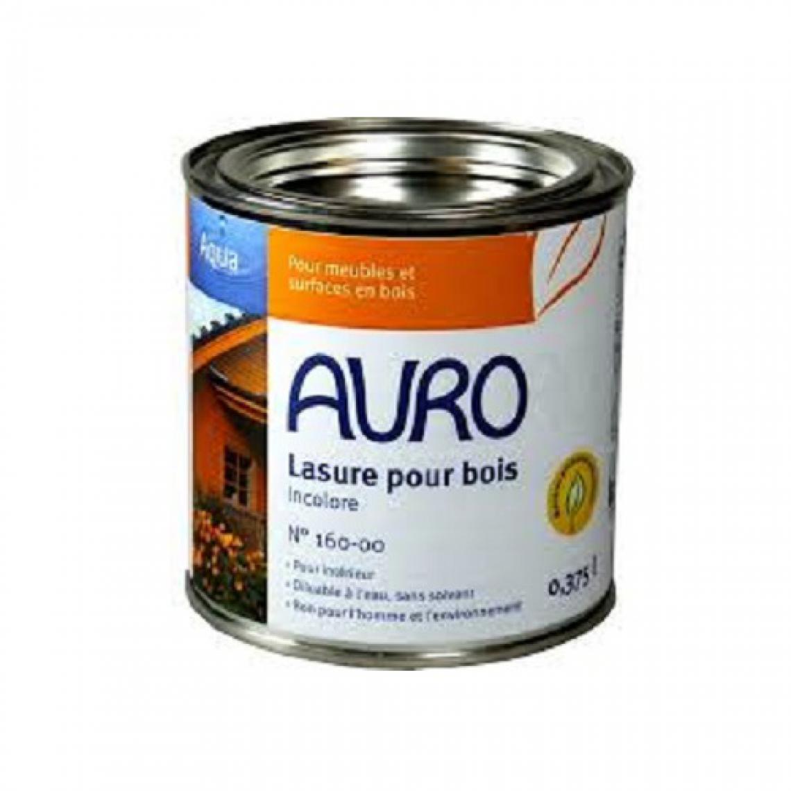 Auro - Lasure diluable à l'eau sans solvant (Aqua) n°160 - AURO (Coloris : Mahagoni) - Peinture intérieure