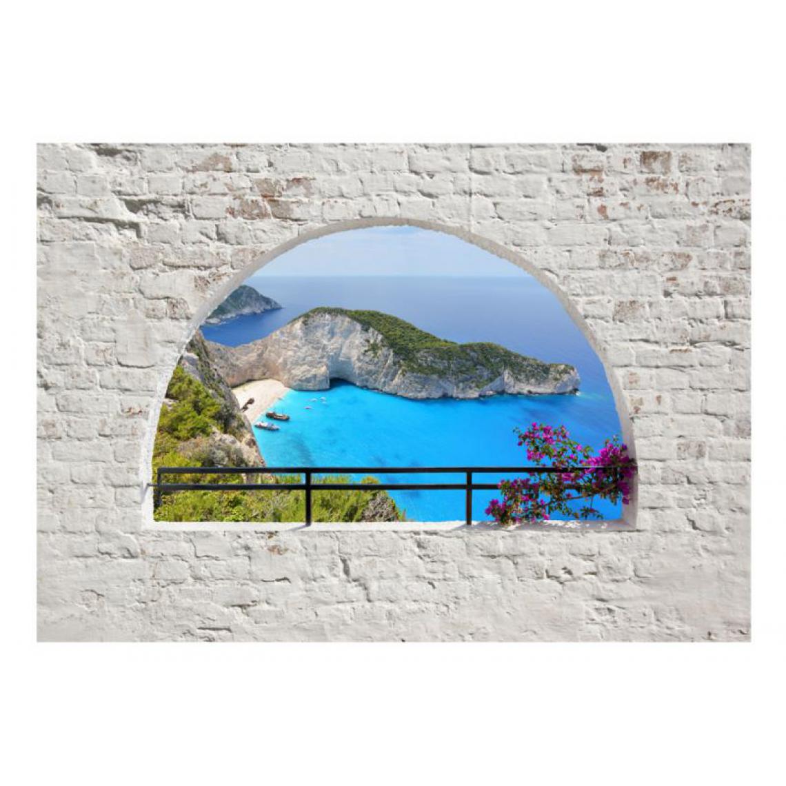 Artgeist - Papier peint - L'Île Zakynthos .Taille : 100x70 - Papier peint