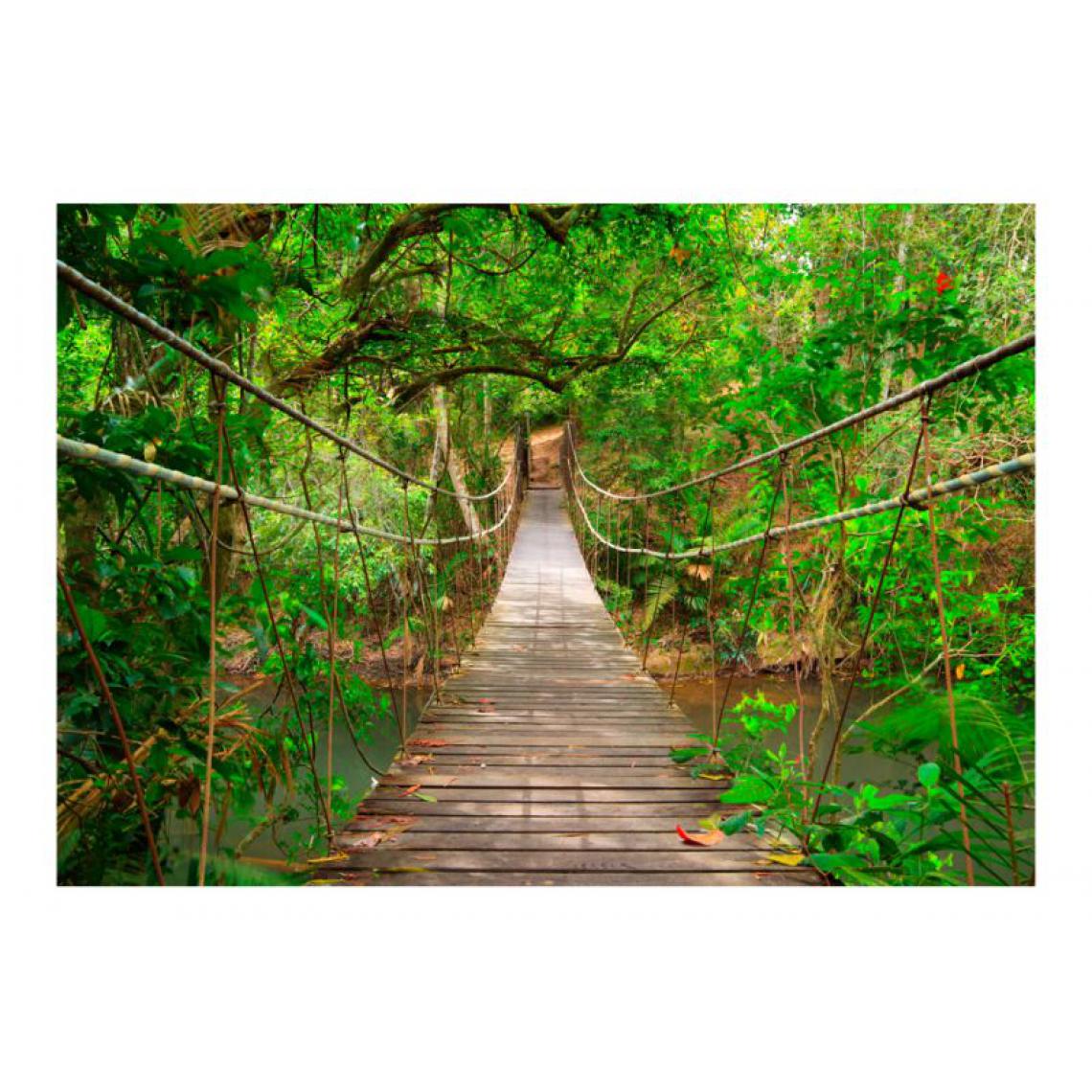 Artgeist - Papier peint - Bridge amid greenery .Taille : 250x175 - Papier peint