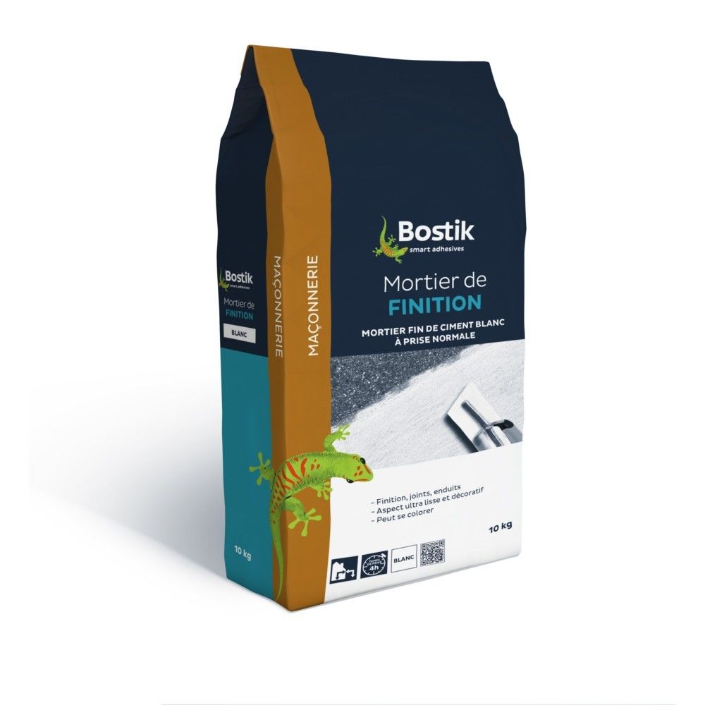 Bostik - Mortier de finition blanc Bostik 10 kg - Enduit