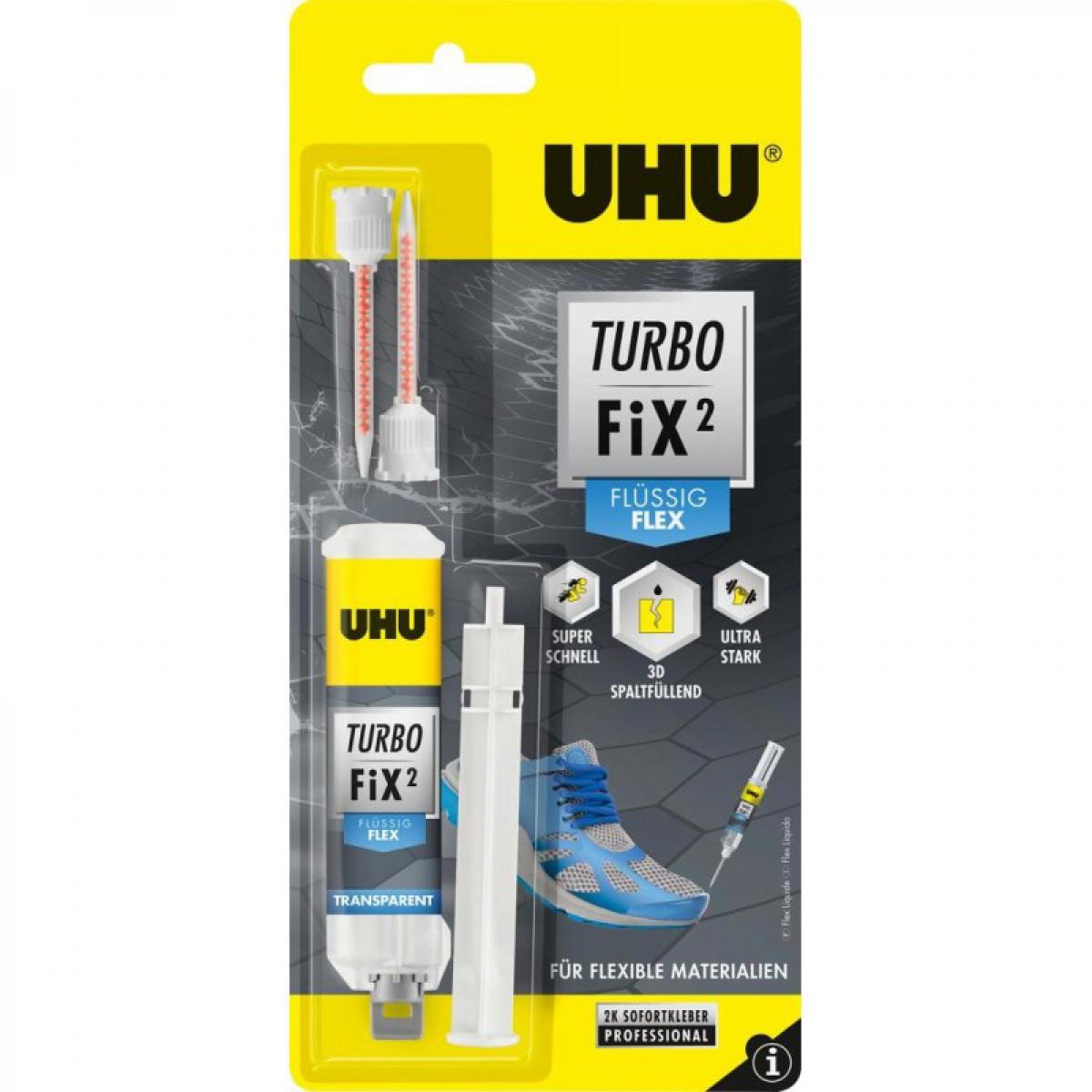 Uhu - Colle UHU Turbo Fix LIQUID FLEX 10g (Par 6) - Mastic, silicone, joint