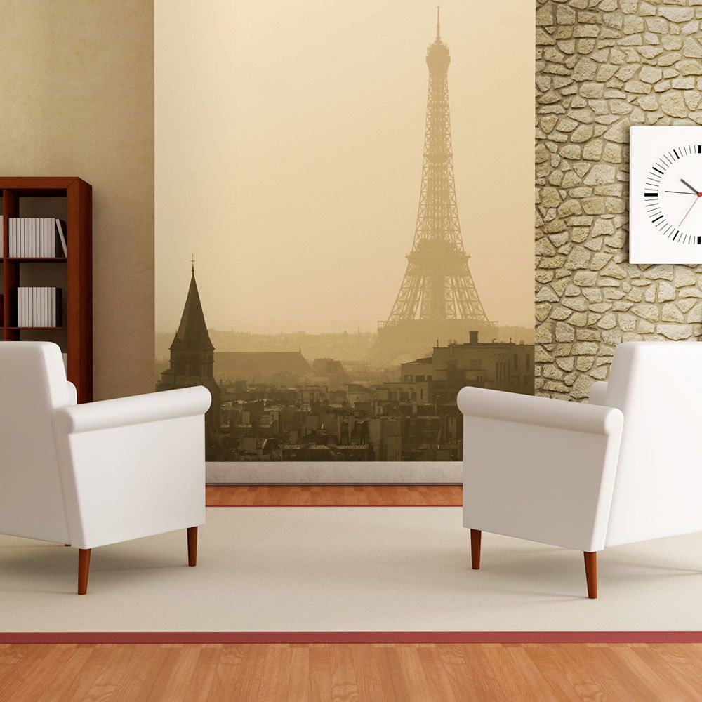 Bimago - Papier peint | Vue panoramique sur Paris | 200x154 | Ville et Architecture | Paris | - Papier peint