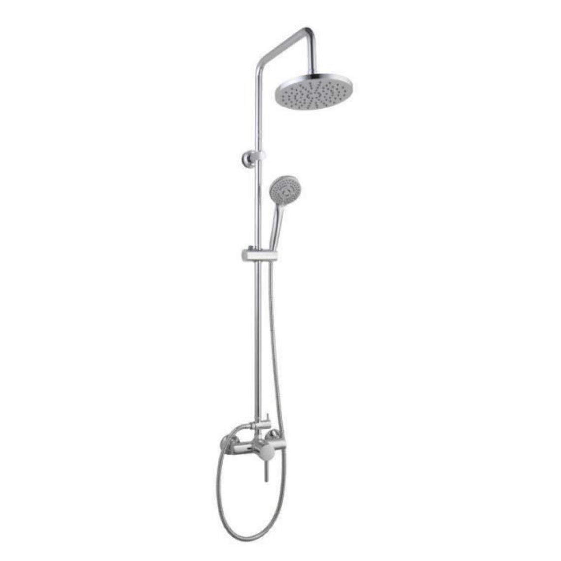 Rousseau - Colonne de douche avec robinet mitigeur mécanique Timaru chrome - Colonne de douche