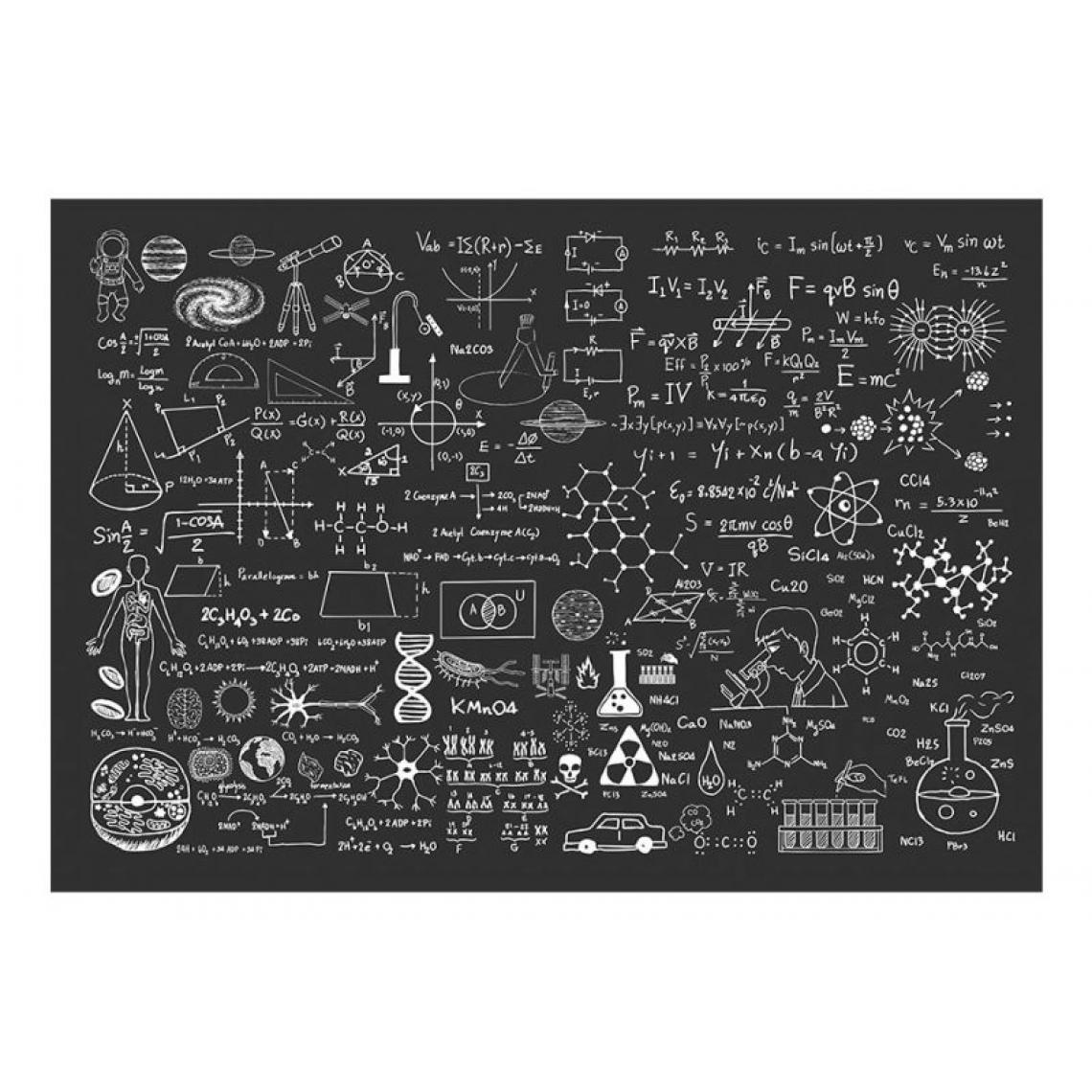 Artgeist - Papier peint - Science on Chalkboard .Taille : 300x210 - Papier peint