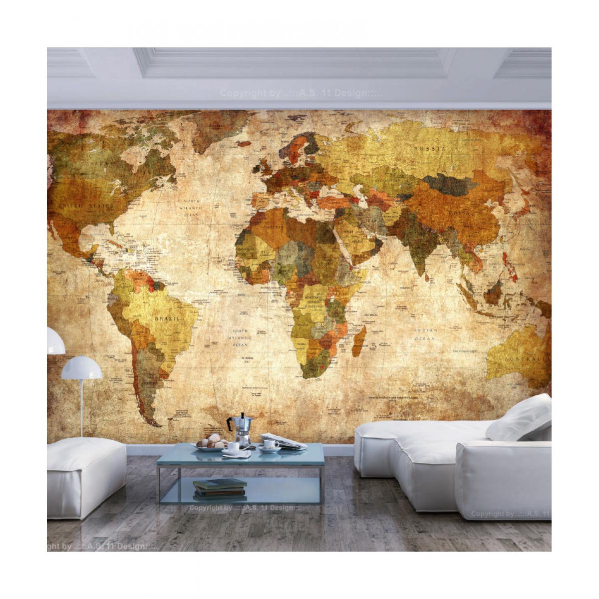 Artgeist - Papier peint - Old World Map 250x175 - Papier peint