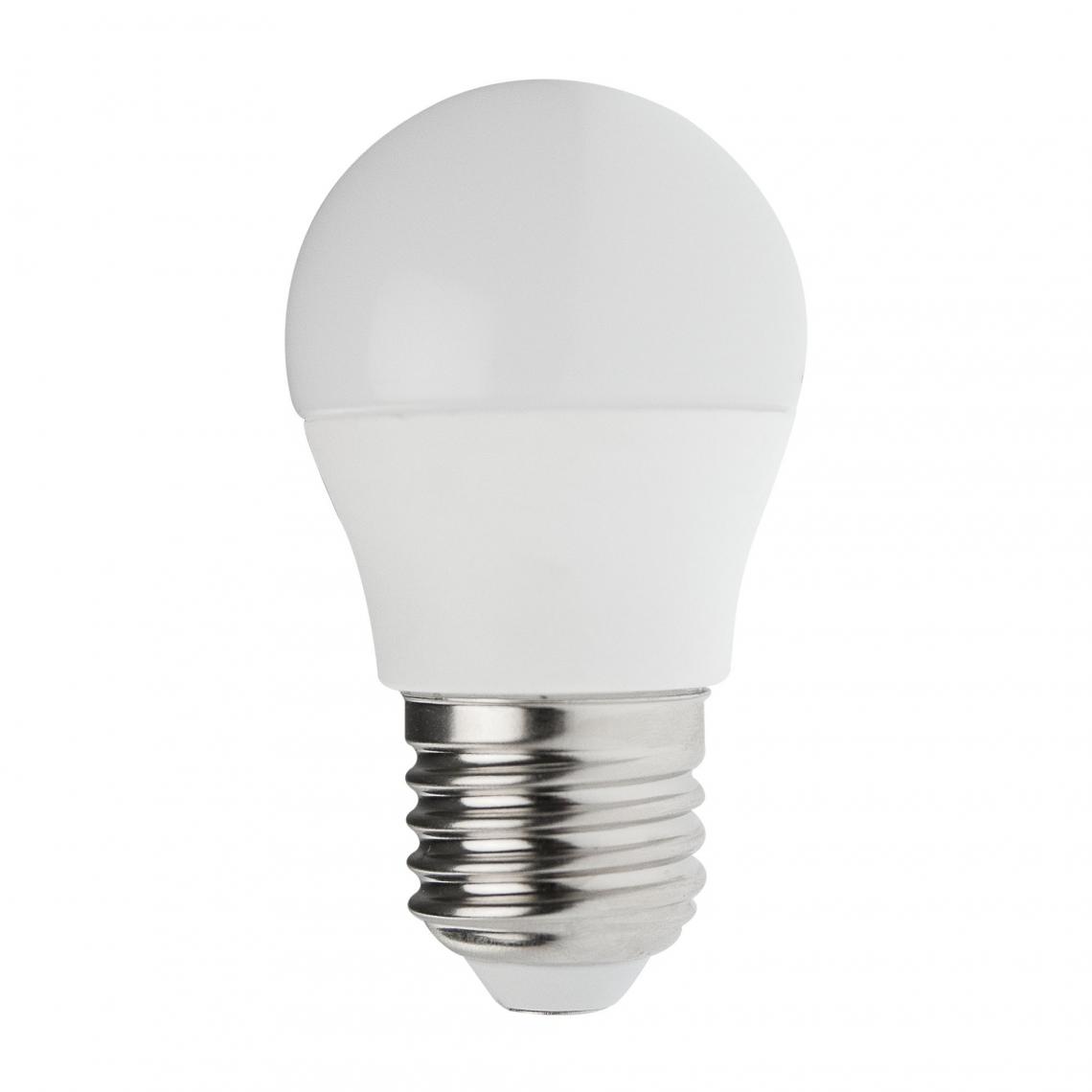 Velamp - Ampoule LED SMD, Mini-sphérique P45, 6W / 470lm, culot E27, 3000K - Ampoules LED