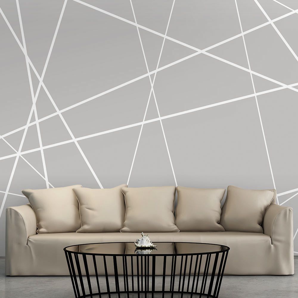 Bimago - Papier peint - Modern Cobweb - Décoration, image, art | Fonds et Dessins | Géométrique | - Papier peint