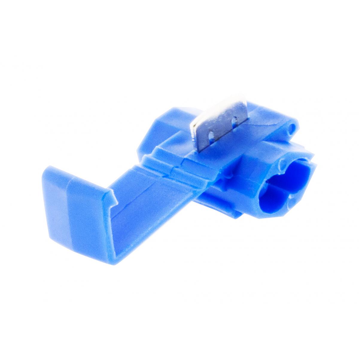 Zenitech - 5 raccords (rapides) auto-dénudant Bleu - Zenitech - Accessoires de câblage