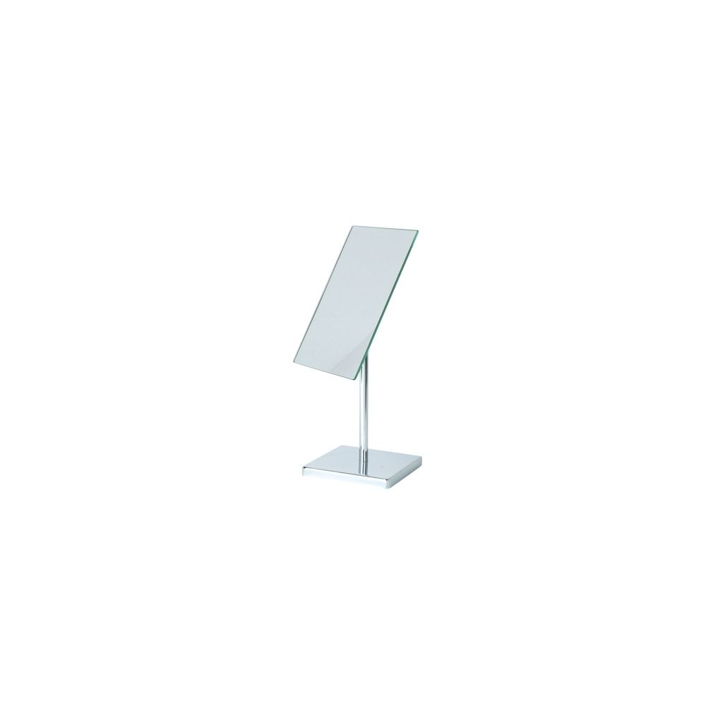 Msv - Miroir rectangulaire sur pied chrome - Miroir de salle de bain